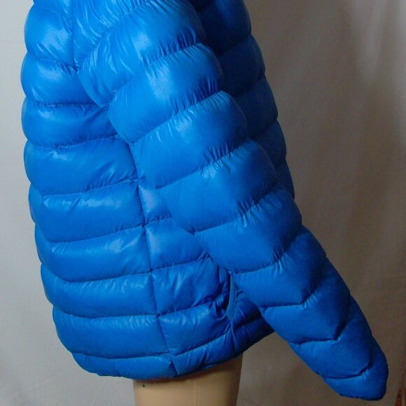 Original Deluxe Cobalt Blue Puffer Lightweight Jacket with travel bag Size L - Picture 4 of 12